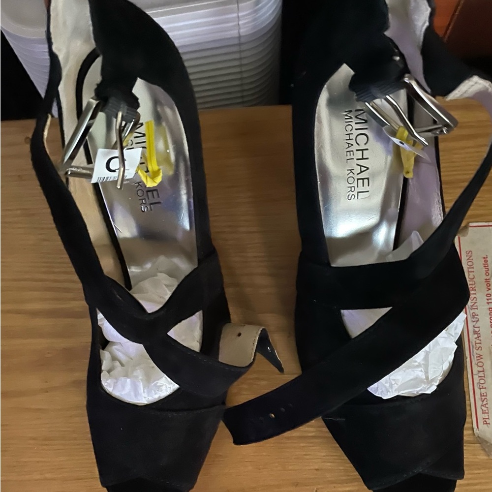 Michael Kors Black Heeled Shoes